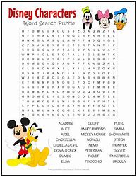 Image result for Colouring Pages Disney Word Search
