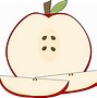 Image result for Apple Slices Cartoon Clip Art
