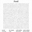 Image result for Food Word Search for Kids Printable