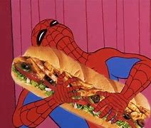 Image result for Spider-Man Eating Meme