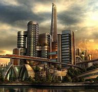 Image result for Futuristic City Artwork
