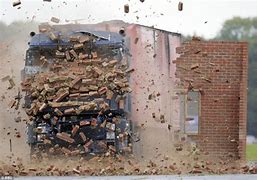 Image result for Car Crash into Brick Wall