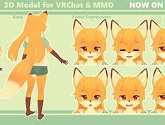 Image result for VRChat Fox Girl Avatars