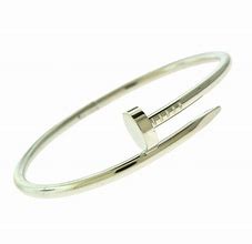 Image result for Cartier Nail Bracelet White Gold Men