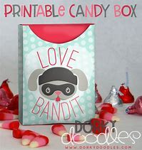 Image result for Printable Valentine Candy Box