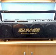 Image result for Hitachi Boombox 90s
