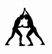 Image result for Wrestling Silhouette Simple