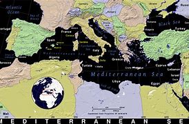 Image result for Mediterranean On the Map
