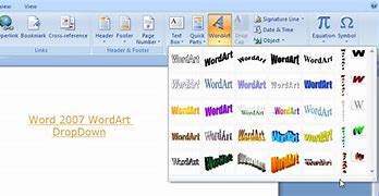 Image result for Microsoft Office Word Art