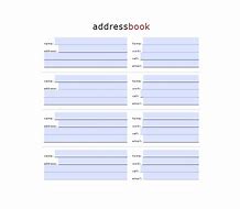 Image result for Large Print Address Book Templates Printable