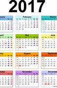Image result for Calendar in 2017