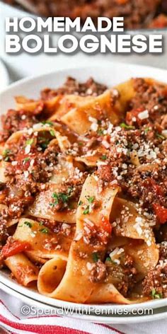 Tomato Sauce With Ground Beef and Pork - Bailey Consento