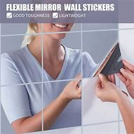 Image result for Adhesive Mirror Tiles