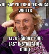 Image result for Technical Writer Meme