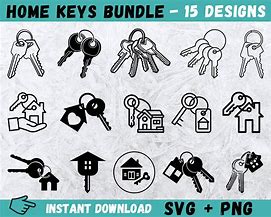 Image result for House Key SVG