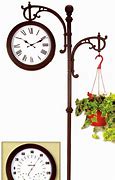 Image result for Outdoor Clocks On Stands