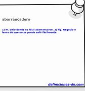Image result for abarrancadero