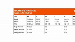 Image result for Nike Women's Pants Size Chart