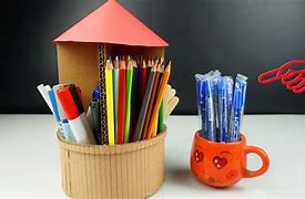 Image result for DIY Pen Stand with Card Holder