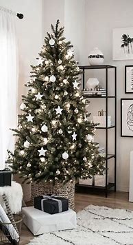 Image result for Decorations for White Christmas Tree