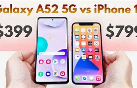 Image result for A 5-4 Samsung vs iPhone 12