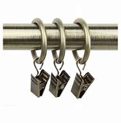 Image result for Crescent Curtain Rod Clips