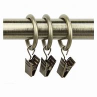 Image result for Curtain Hardware Rings and Clips