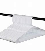 Image result for White Plastic Hangers with Notch