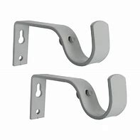 Image result for 2 Curtain Rod Brackets