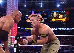 Image result for Wrestling WrestleMania John Cena vs The Rock