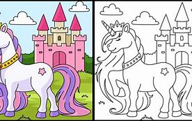 Image result for Princess Unicorn Coloring