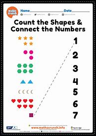 Image result for Printable Math Activities for Preschoolers