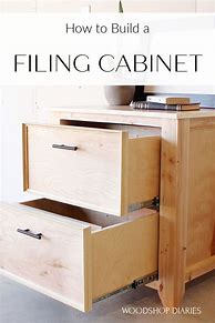 Image result for DIY Filing Cabinet