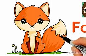 Image result for How to Draw Cartoon Fox