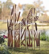 Image result for Metal Garden Stakes Yard Art