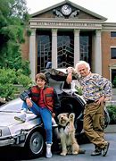 Image result for Back to the Future Doc Brown DeLorean