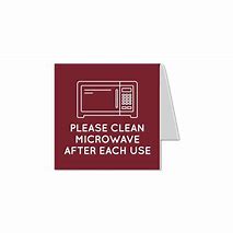 Image result for Clean Up Microwave Signs