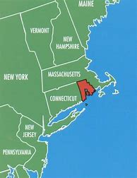 Image result for Map Showing Rhode Island