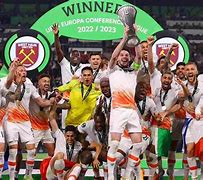 Image result for West Ham with Conference Trophy