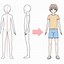 Image result for Anime Boy Body Drawing Easy