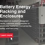 Image result for Battery Storage Rack