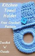 Image result for Wooden Circle Towel Holder Crochet Pattern Free
