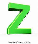 Image result for Green Letter Z 3D