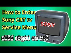 Image result for Sony CRT TV Menu