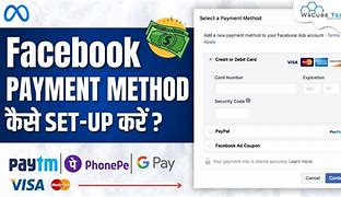 Image result for Facebook Pay Setup Wizard