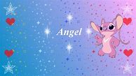 Image result for Stitch and Angel Wallpaper Love with Flowers