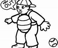 Image result for Umpire Coloring Page