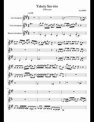 Image result for Yakety Sax Alto Saxophone Sheet Music