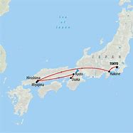 Image result for Map of Tokyo Pointing Out Osaka