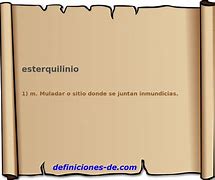 Image result for esterquilinio